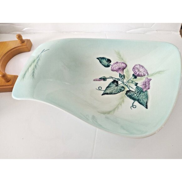 Carlton Ware England Australian Design Serving Tray Raised Florals 10 1/2" - Picture 6 of 13